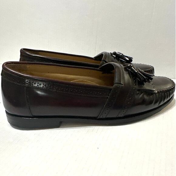 G. H. Bass Weejuns Frazier Mens Leather Kiltie Tassel Loafers Shoes Size 10.5 C - Picture 3 of 12
